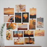 Golden Hour Wandcollage Postkarten